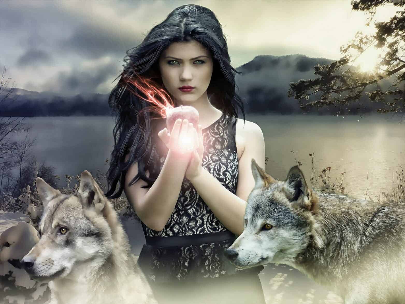 White Witch Creates Love Spell